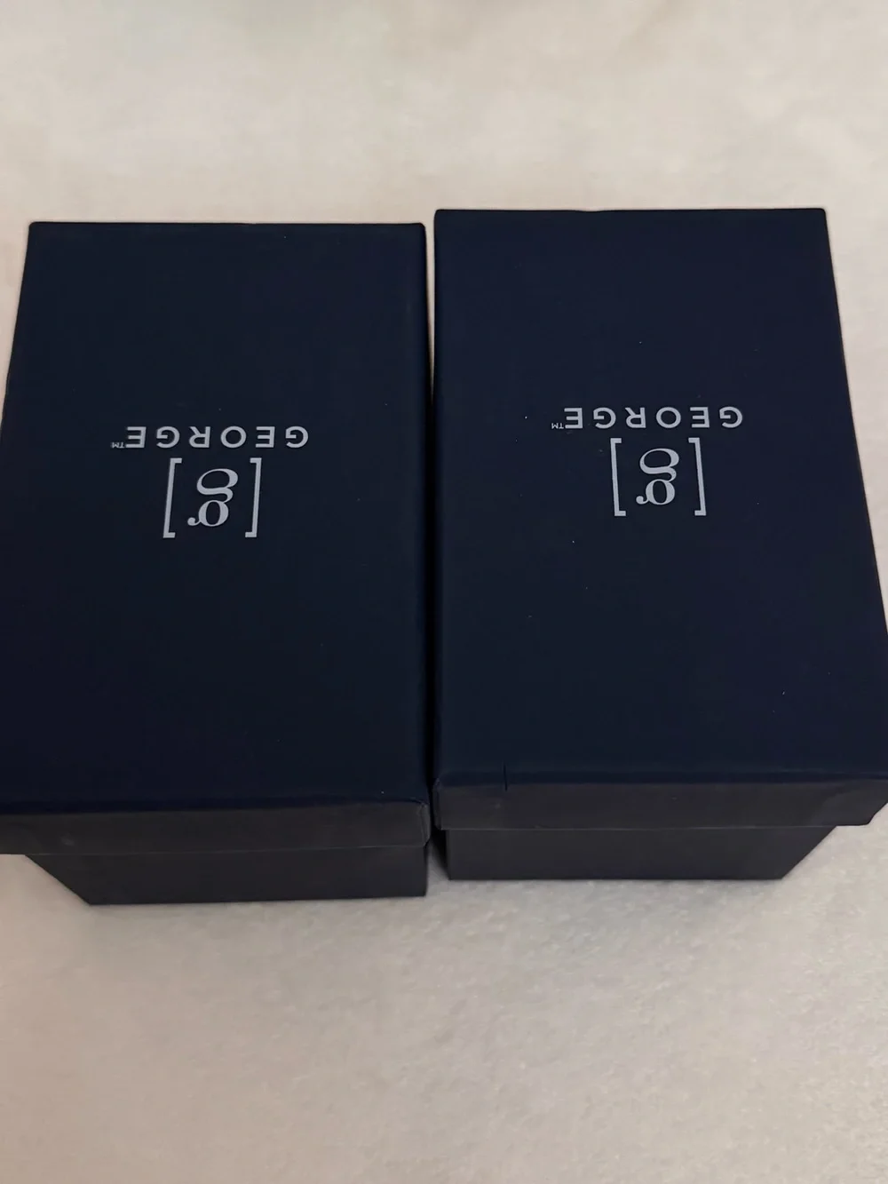 George Men's Black Digital Alarm-Stopwatch Watches - Lot of 2